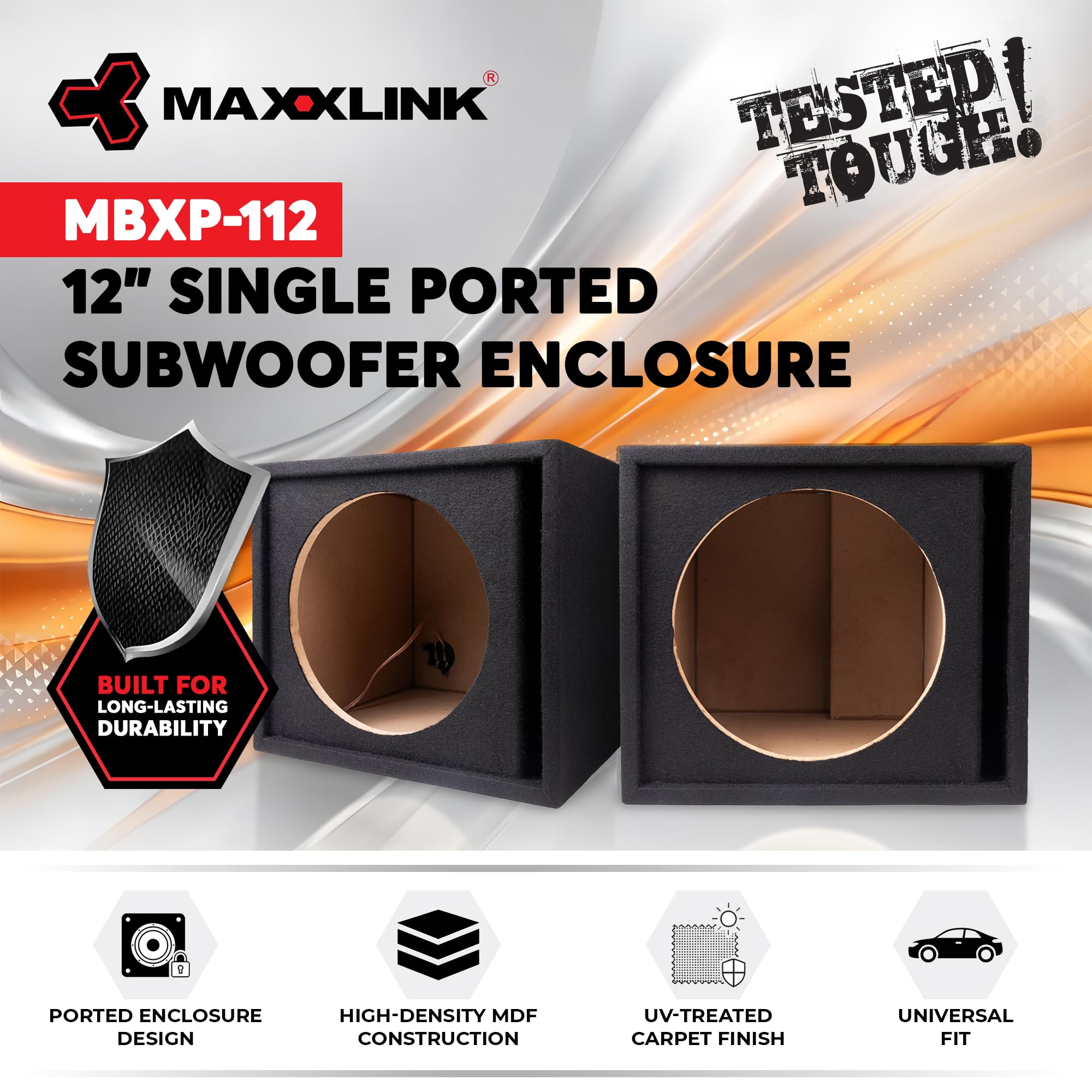 Amazon.com: Maxxlink by Hifonics MBXP-112 12 Inch Single Ported
